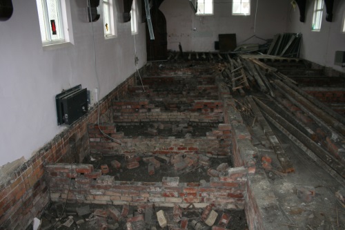 St. Barnabas Chruch underfloor